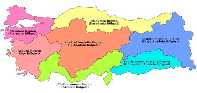 Turska-mapa