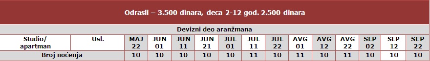 zaglavlje za cenovnik